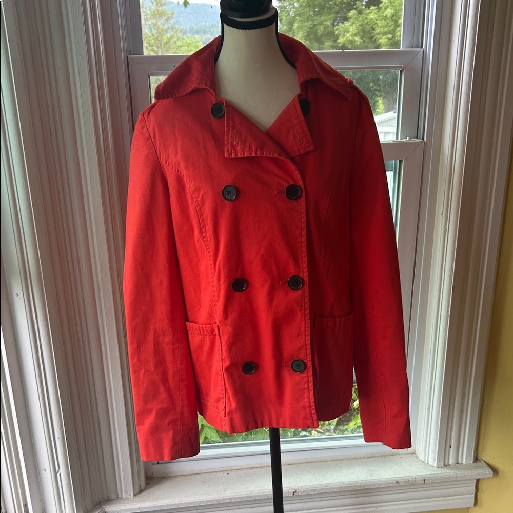 Burnt Orange Utility Jacket